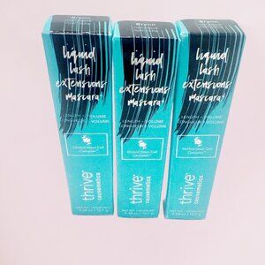 Black Mascara (3pack )Thrive Causemetics Liquid Lash Extensions Full Size New